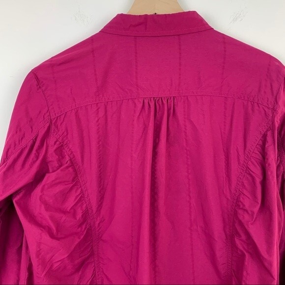 Cabelas Button up Hiking Nylon Camping Shirt Roll Tab Long Sleeve Plus Size 2XL - Picture 5 of 10